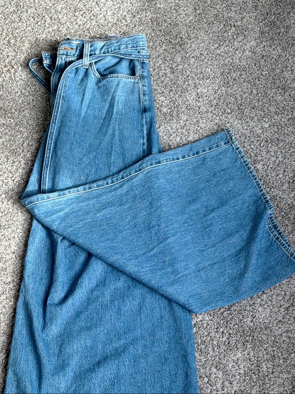 Levi's Light Blue Flare Wide-Leg Jeans